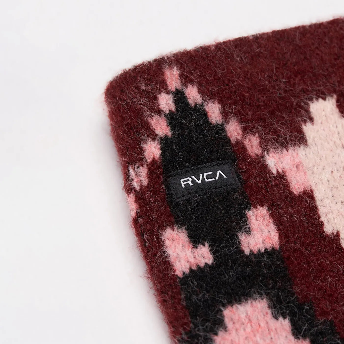 Jupe courte en maille RVCA Fairisle Skirt Washed Black