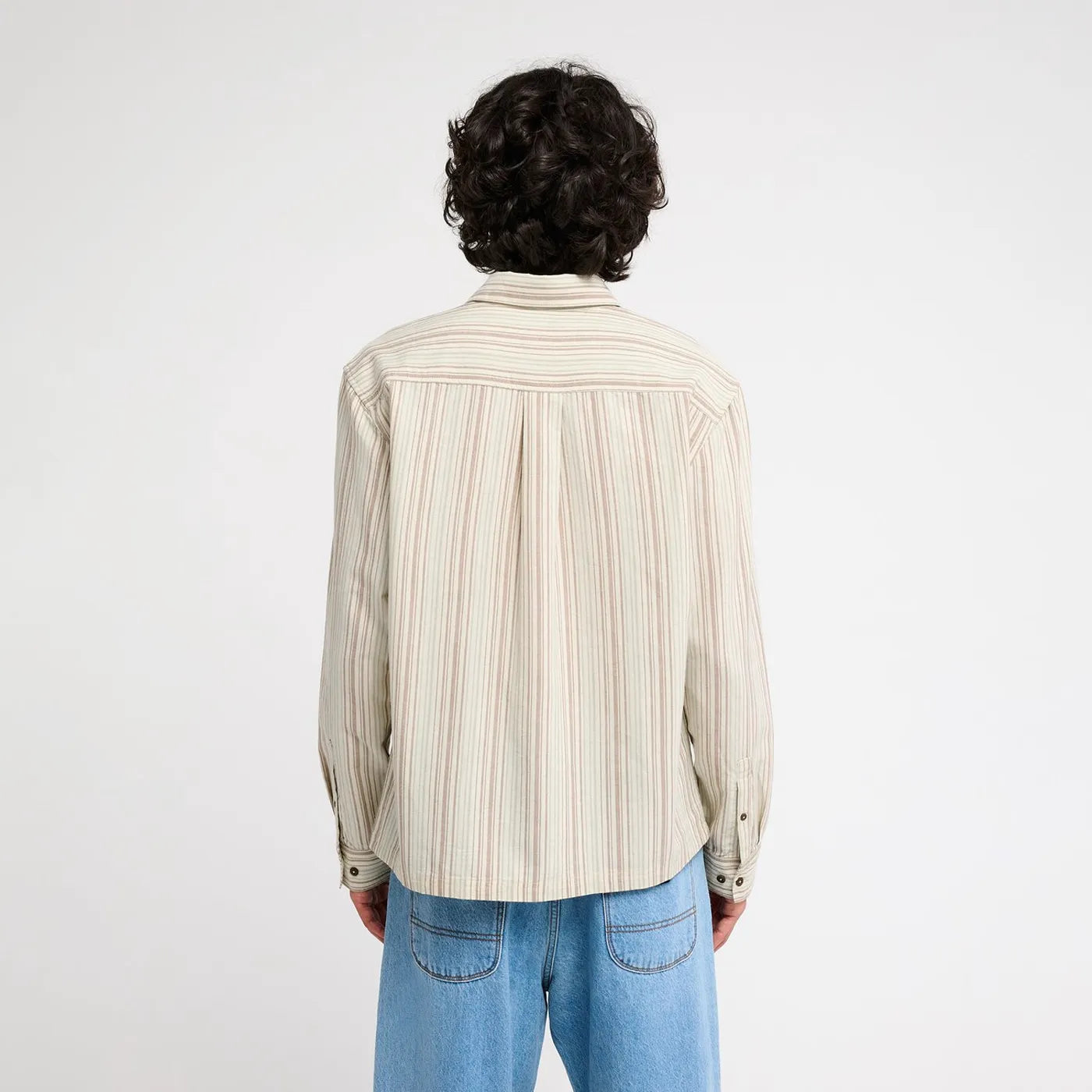 Chemise manches longues RVCA Harry Stripe Khaki