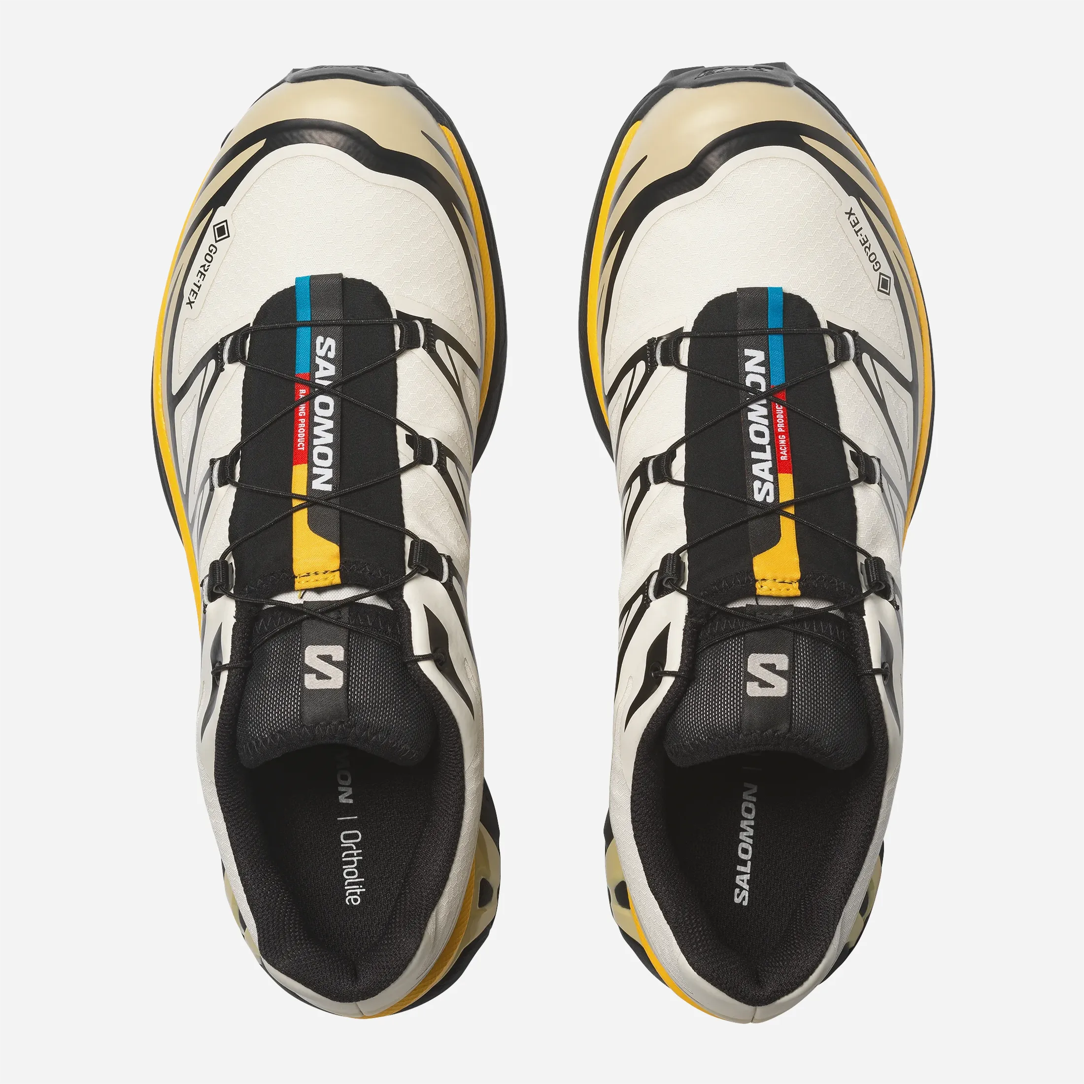 Chaussures Salomon XT-6 GTX Gore-Tex Vanilla Ice Bog Shadow Green
