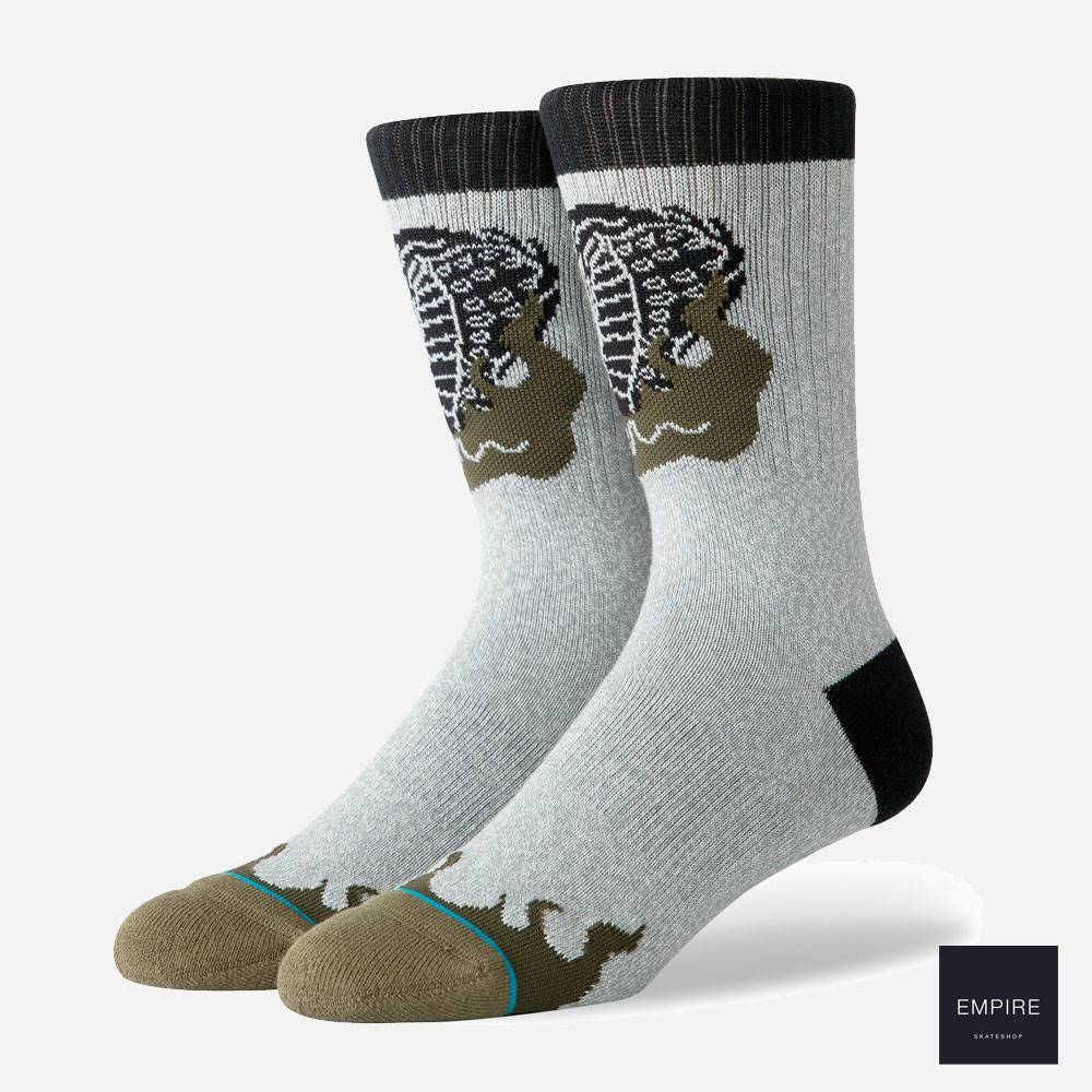 STANCE - SNAKE VENOM - Heather Grey