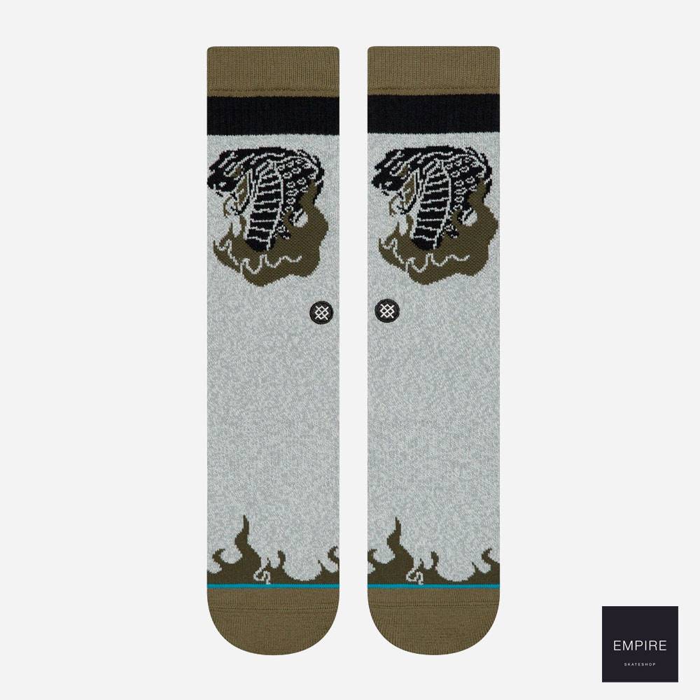 STANCE - SNAKE VENOM - Heather Grey