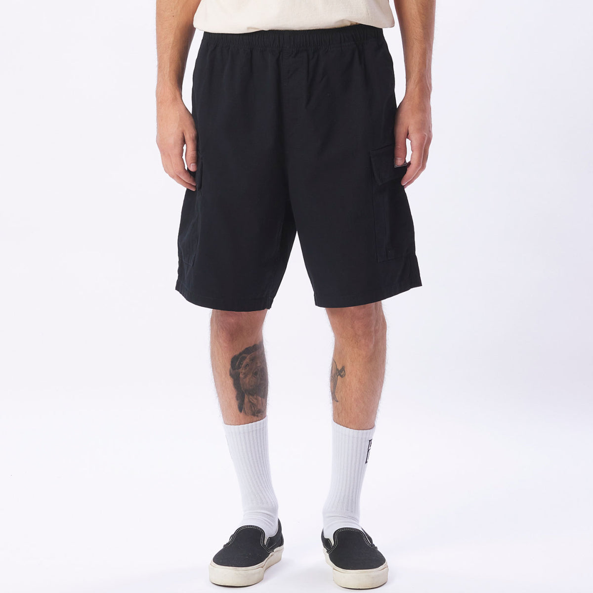 OBEY - EASY RIPSTOP CARGO SHORT - Black