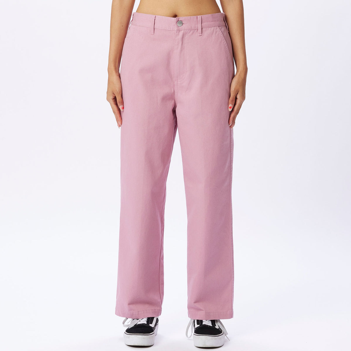 OBEY W BRIGHTON CARPENTER PANT Vintage pink