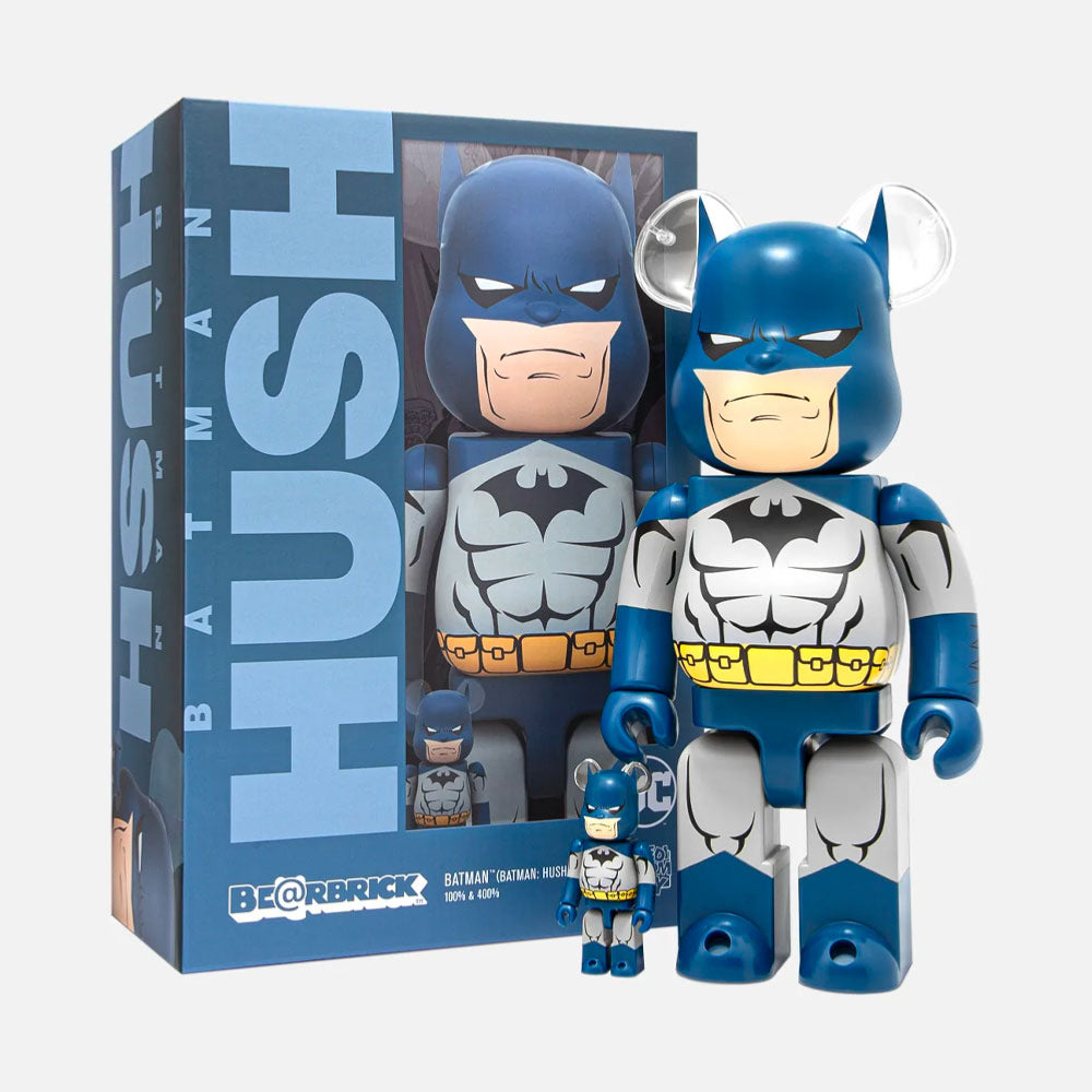 MEDICOM TOY - BEARBRICK 400% + 100% BATMAN HUSH