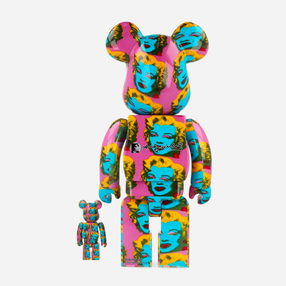 Medicom Toy Bearbrick 400% Andy Warhol Marinlyn Monroe 2