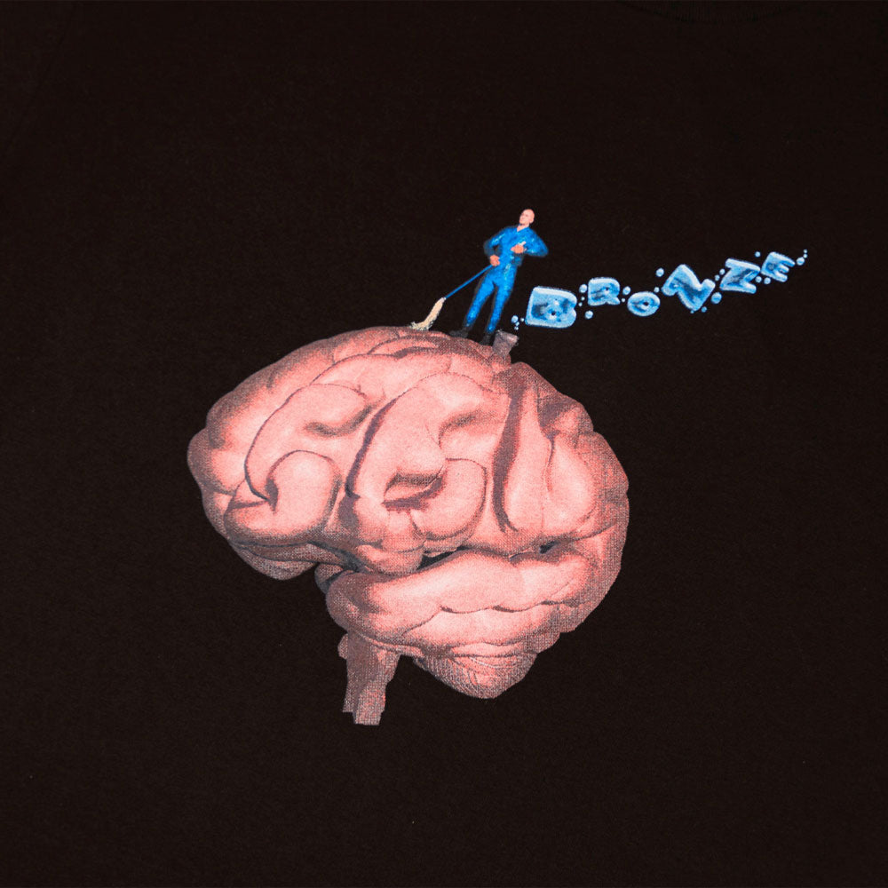 BRONZE 56k - BRAINWASH TEE - Black