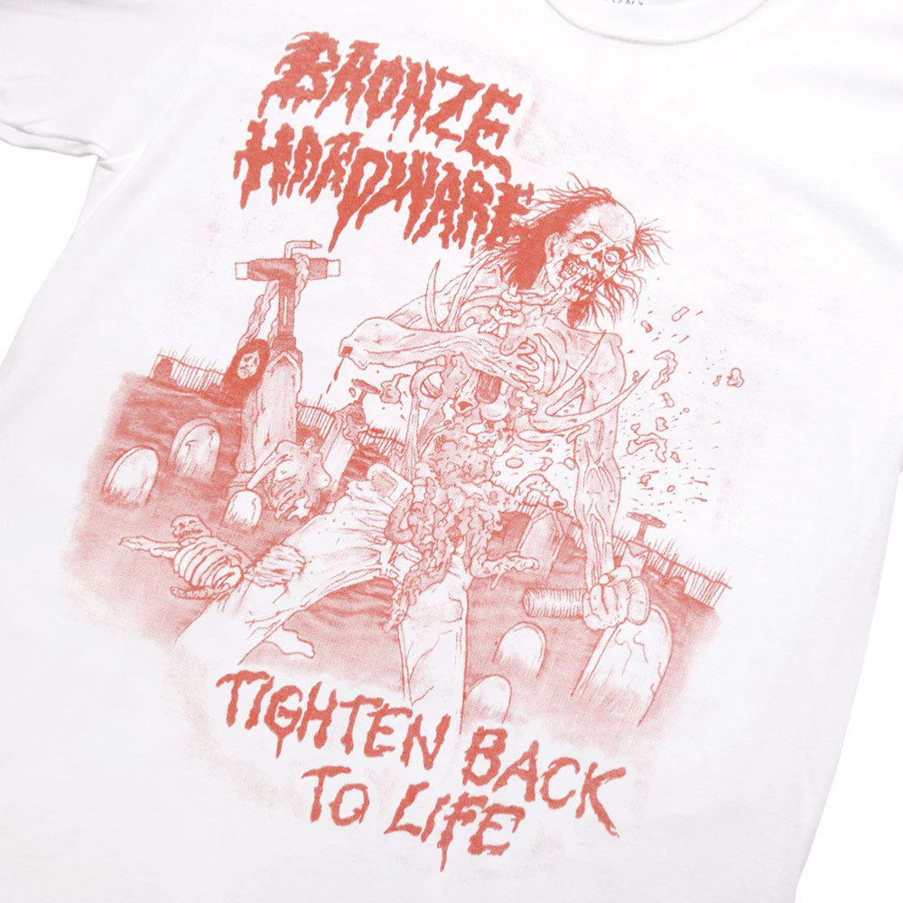 56K bronze - TIGHTEN BACK TO LIFE TEE - White