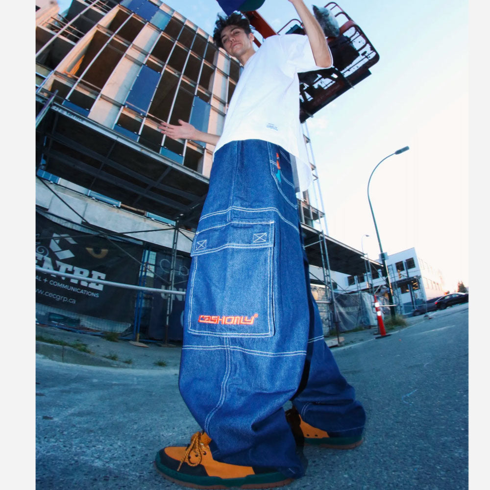 Cash only - Aleka Cargo Jeans - Dark Indigo