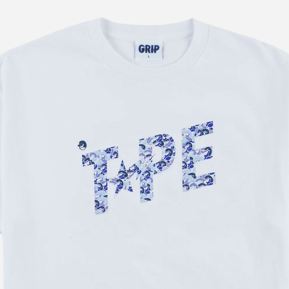 CLASSIC GRIP - TAPE STAR T-SHIRT - White