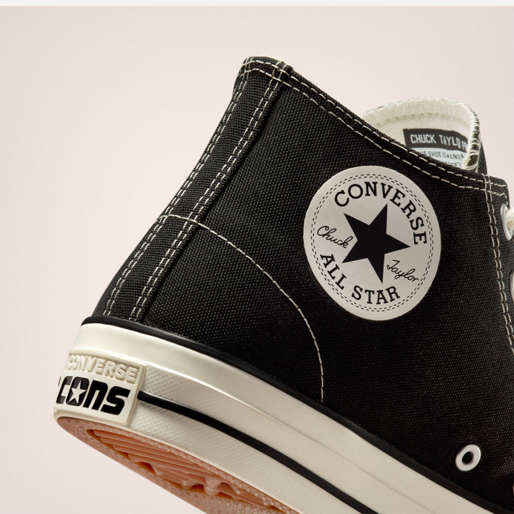 CONS - CONS CTAS PRO MID - BLACK BLACK EGRET