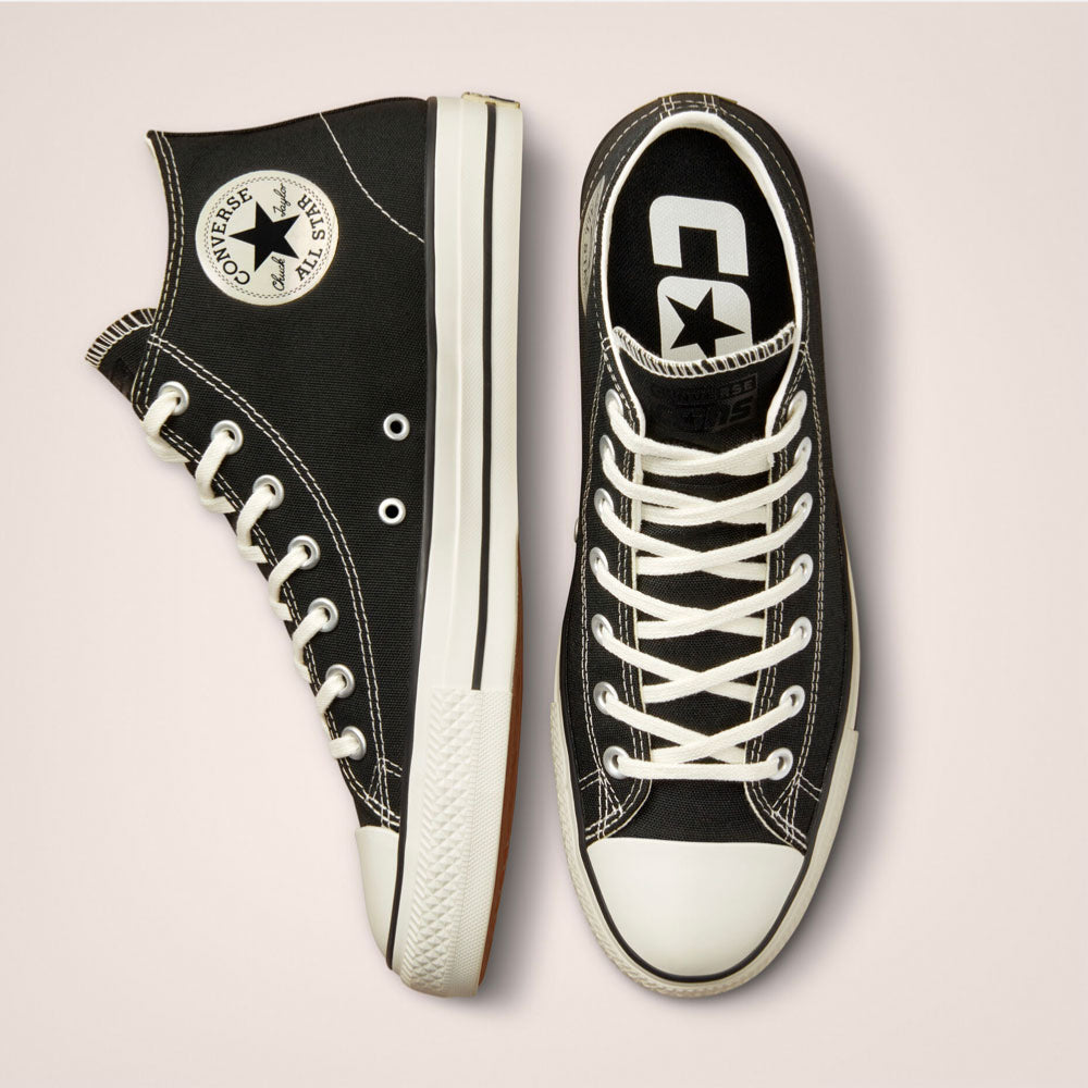 CONS - CONS CTAS PRO MID - BLACK BLACK EGRET
