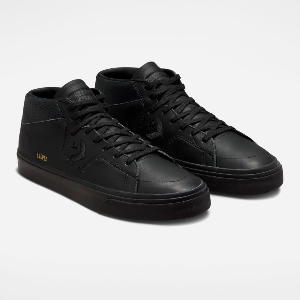 CONVERSE CONS - LOUIE LOPEZ PRO MID - Black - Black - Black