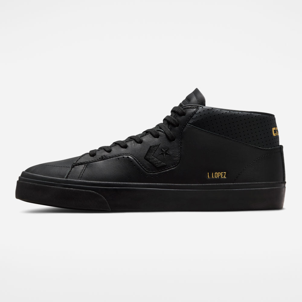 CONVERSE CONS - LOUIE LOPEZ PRO MID - Black - Black - Black