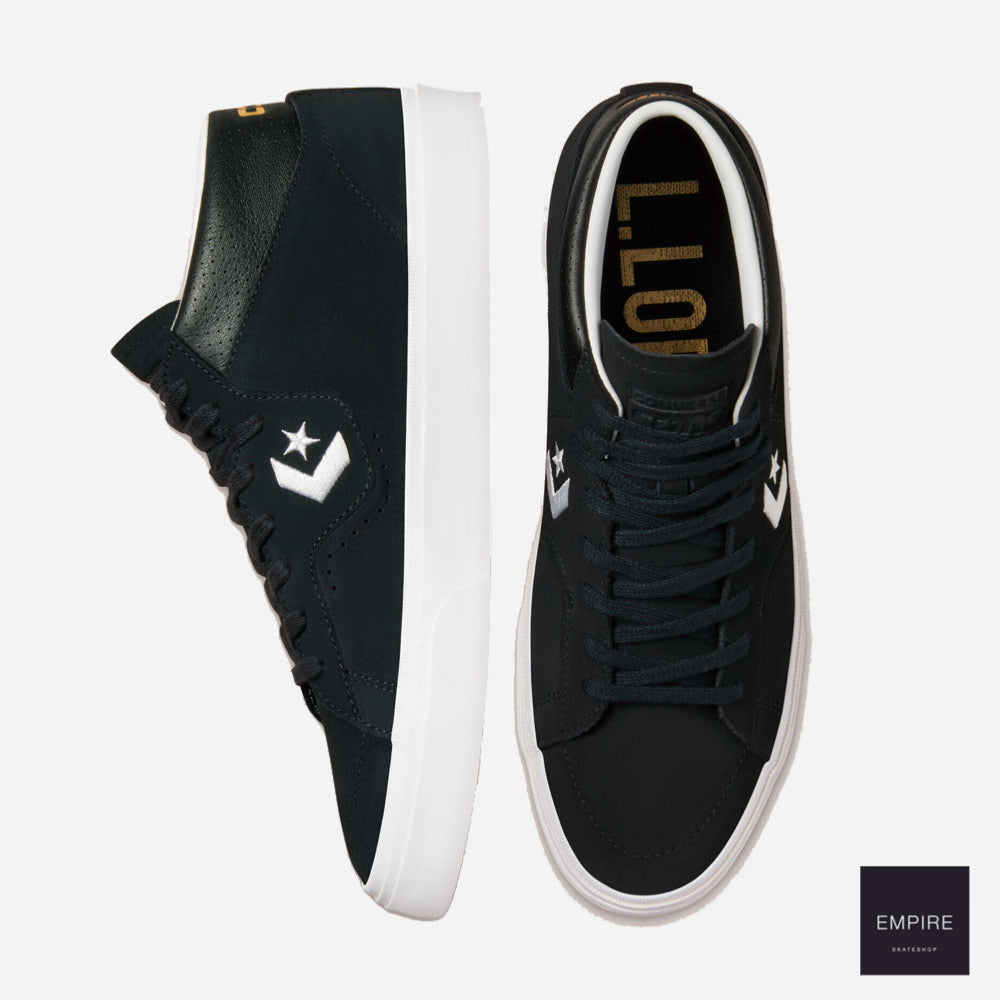 CONVERSE CONS LOUIE LOPEZ PRO MID - Black-Black-White