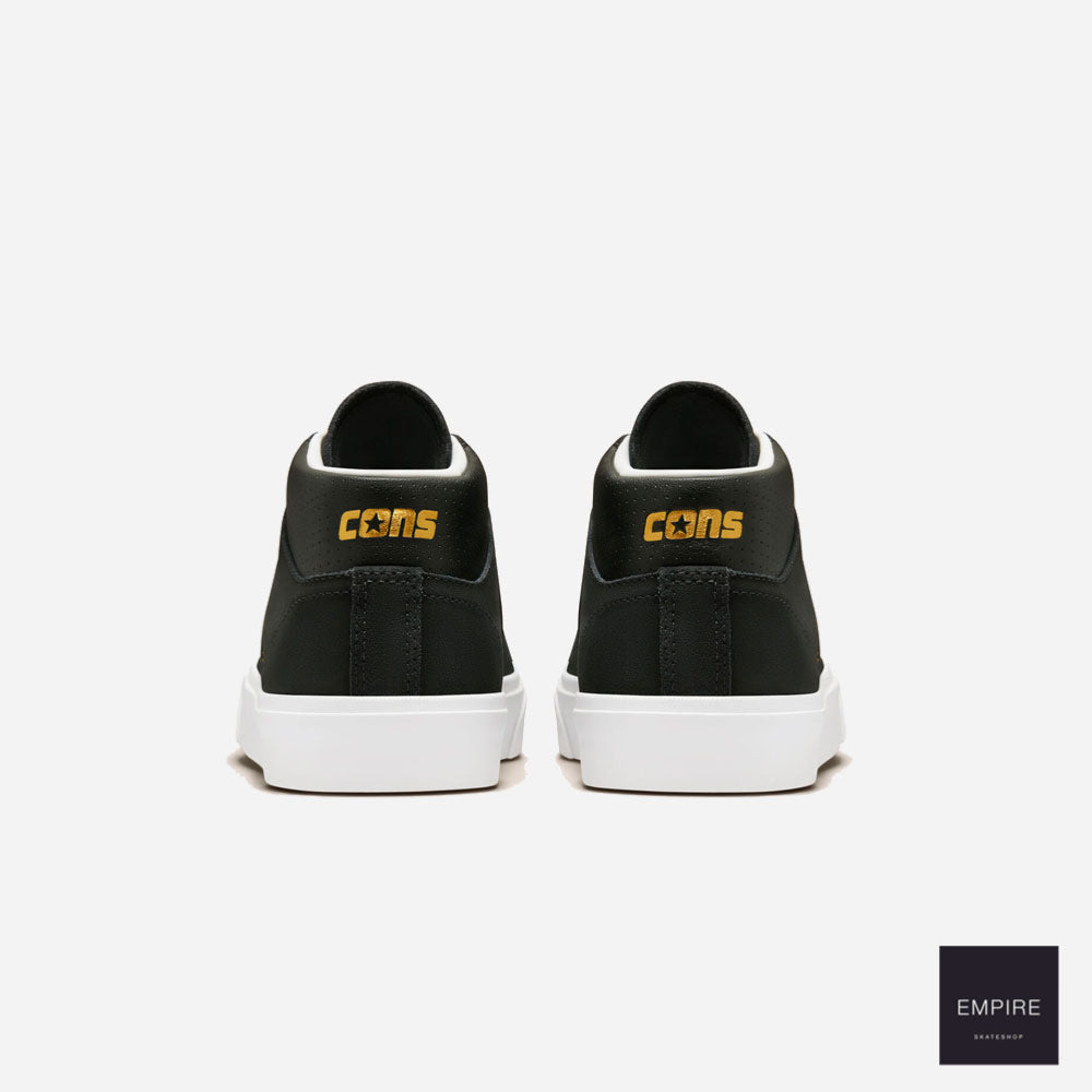 CONVERSE CONS LOUIE LOPEZ PRO MID - Black-Black-White