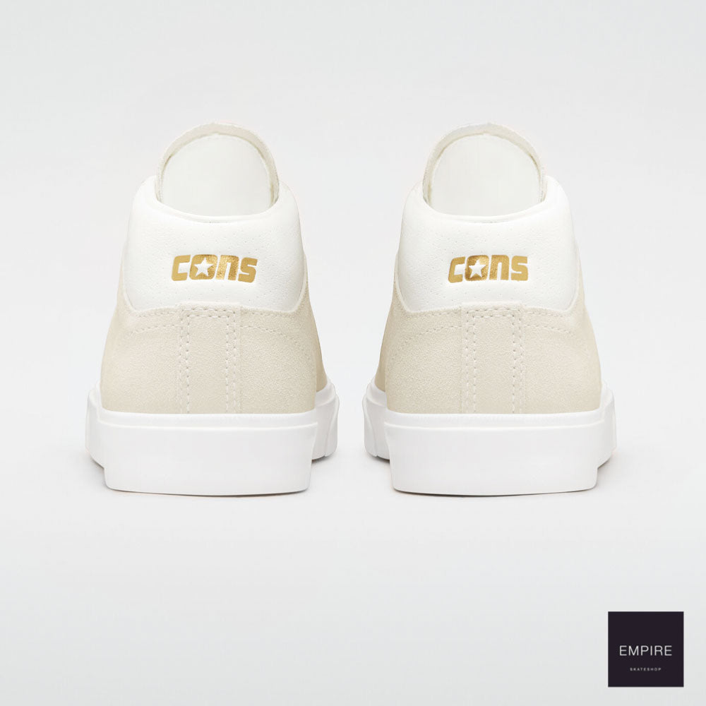 CONVERSE CONS - LOUIE LOPEZ PRO MID - White - Black - White