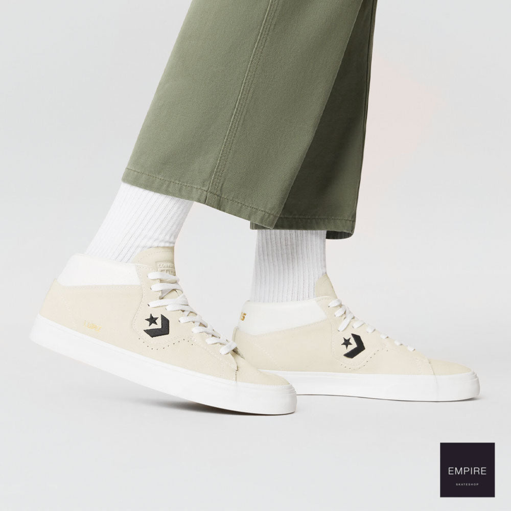 CONVERSE CONS - LOUIE LOPEZ PRO MID - White - Black - White