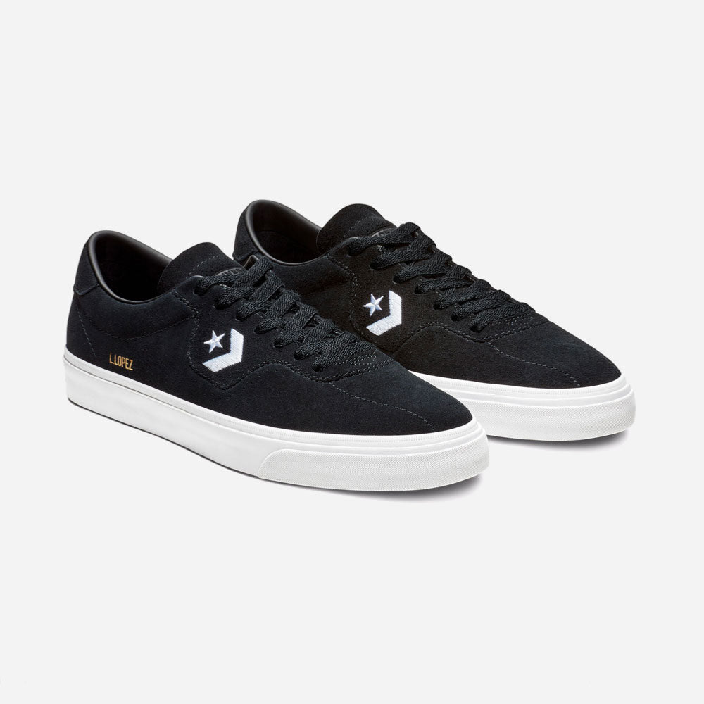 CONVERSE CONS LOUIE LOPEZ PRO OX - Black-Black-White