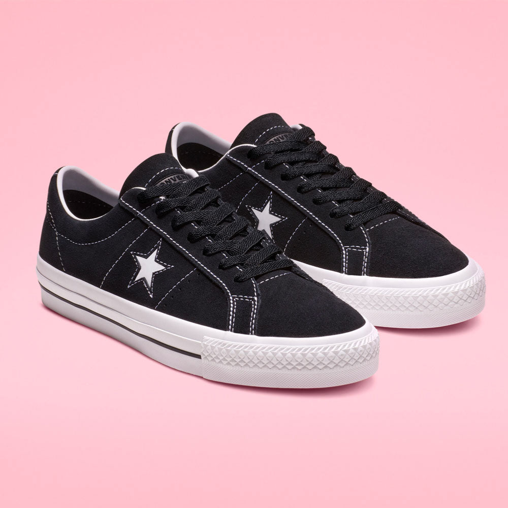 CONS by CONVERSE - ONE STAR PRO OX - Black-Black-White