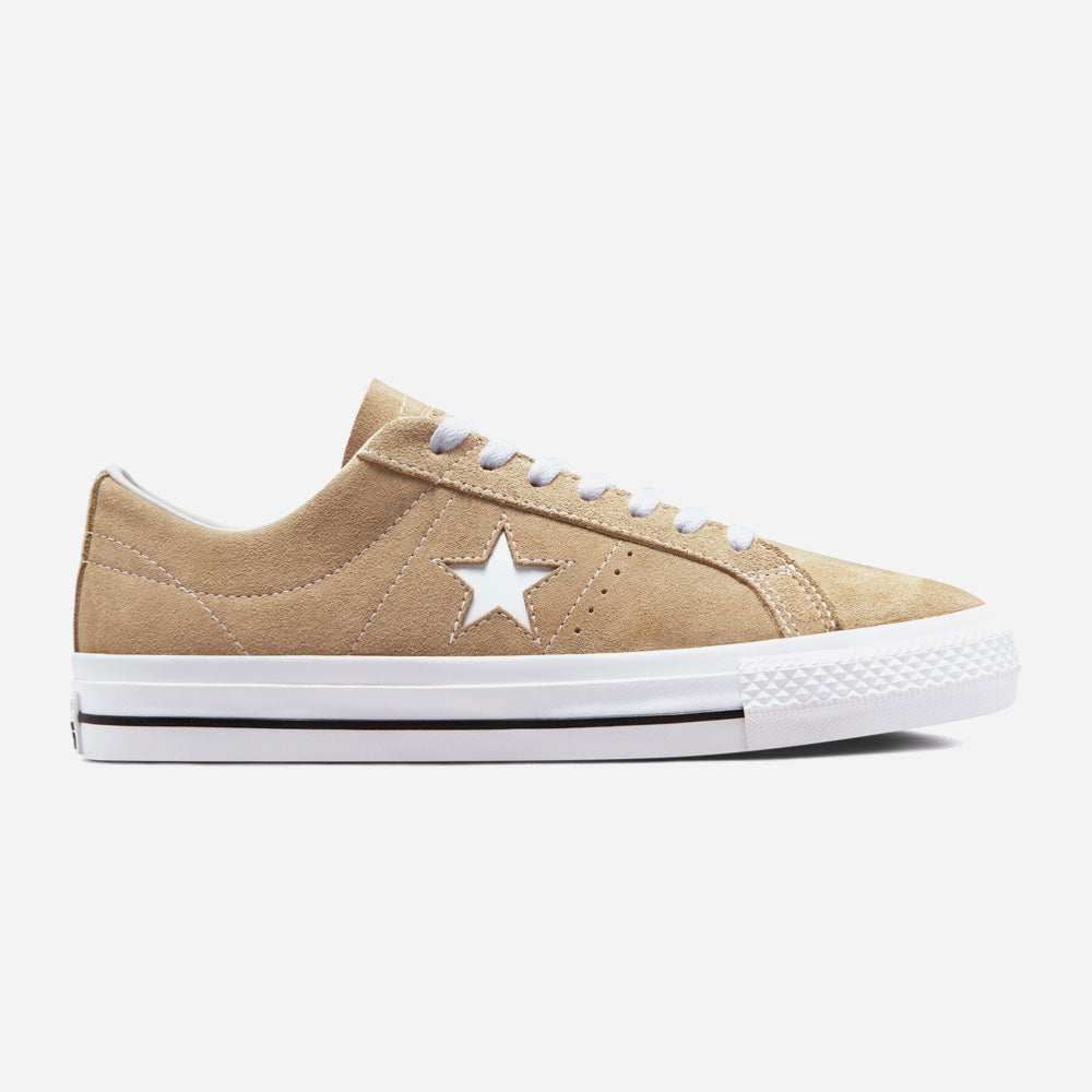 CONS by CONVERSE - ONE STAR PRO OX - NOMAD KHAKI-BLACK-WHITE