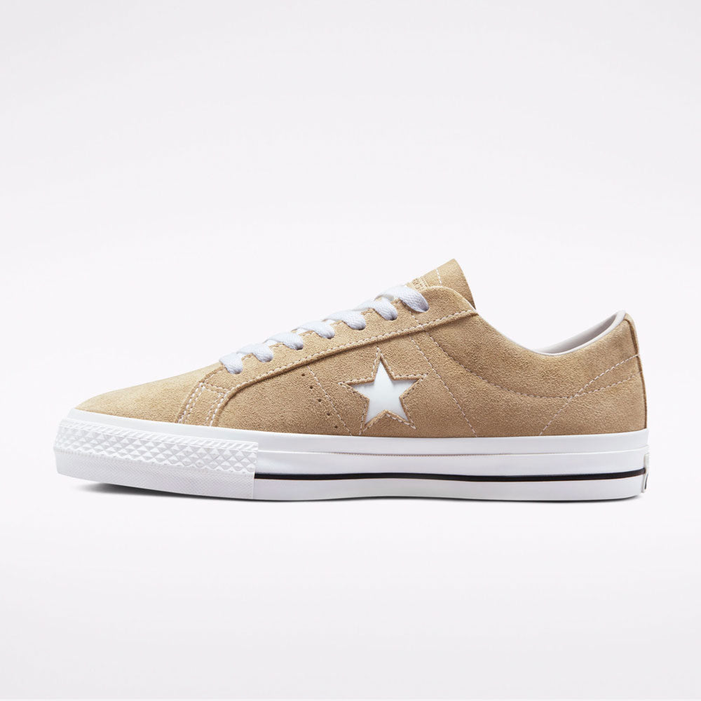 CONS by CONVERSE - ONE STAR PRO OX - NOMAD KHAKI-BLACK-WHITE