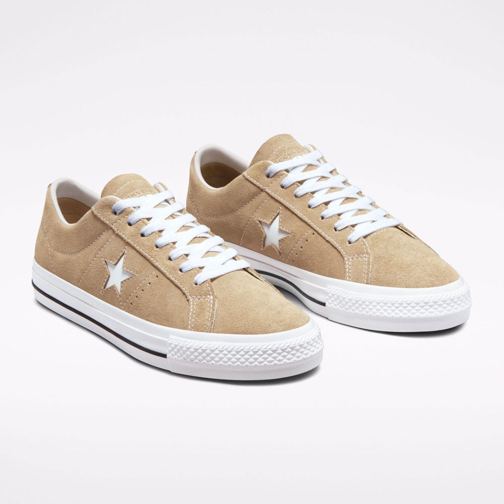 CONS by CONVERSE - ONE STAR PRO OX - NOMAD KHAKI-BLACK-WHITE