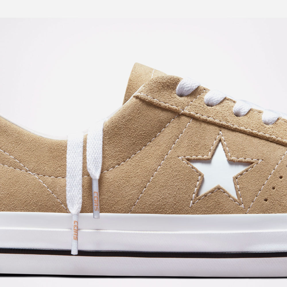 CONS by CONVERSE - ONE STAR PRO OX - NOMAD KHAKI-BLACK-WHITE