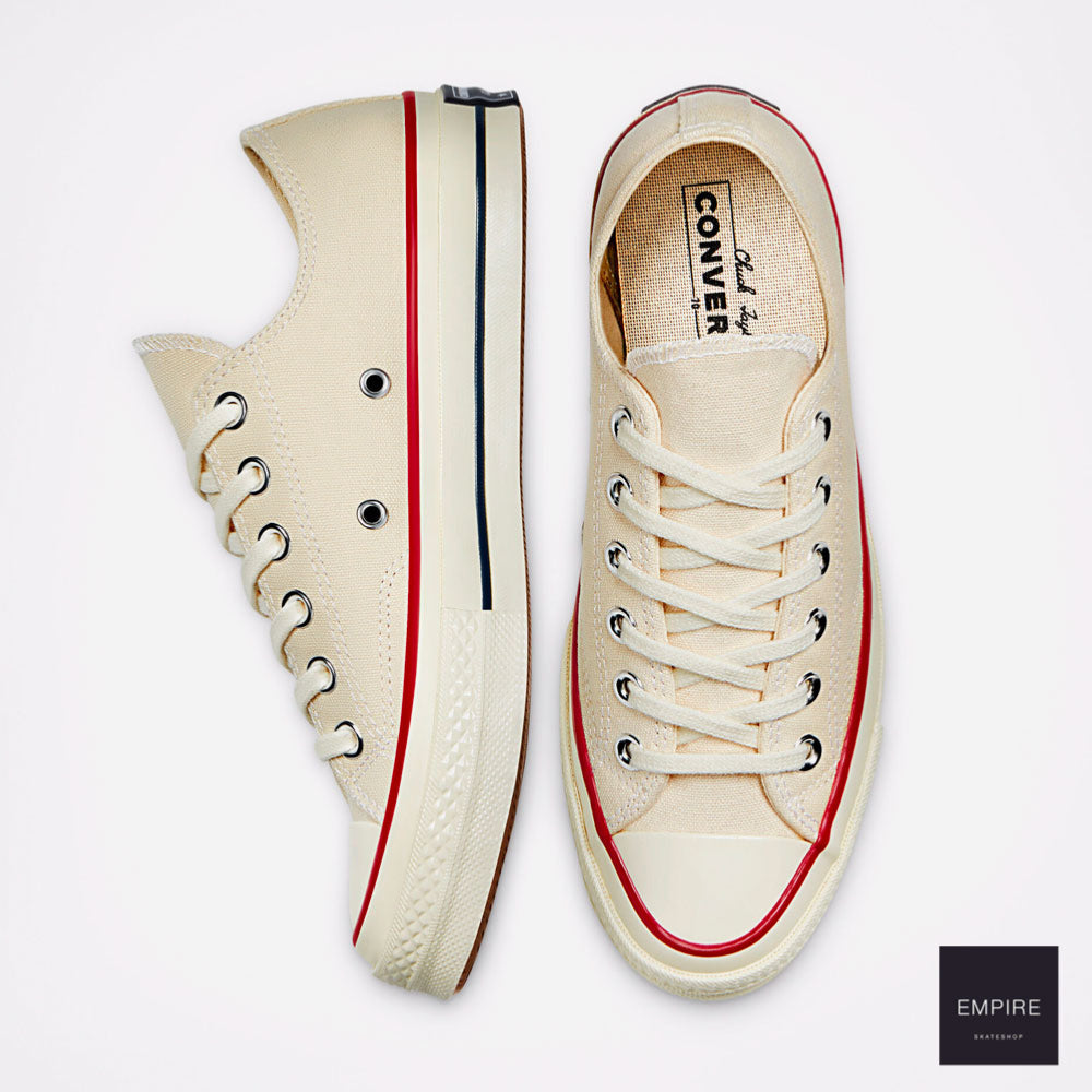 CONVERSE CHUCK TAYLOR 70 OX- Parchment Garnet Egret