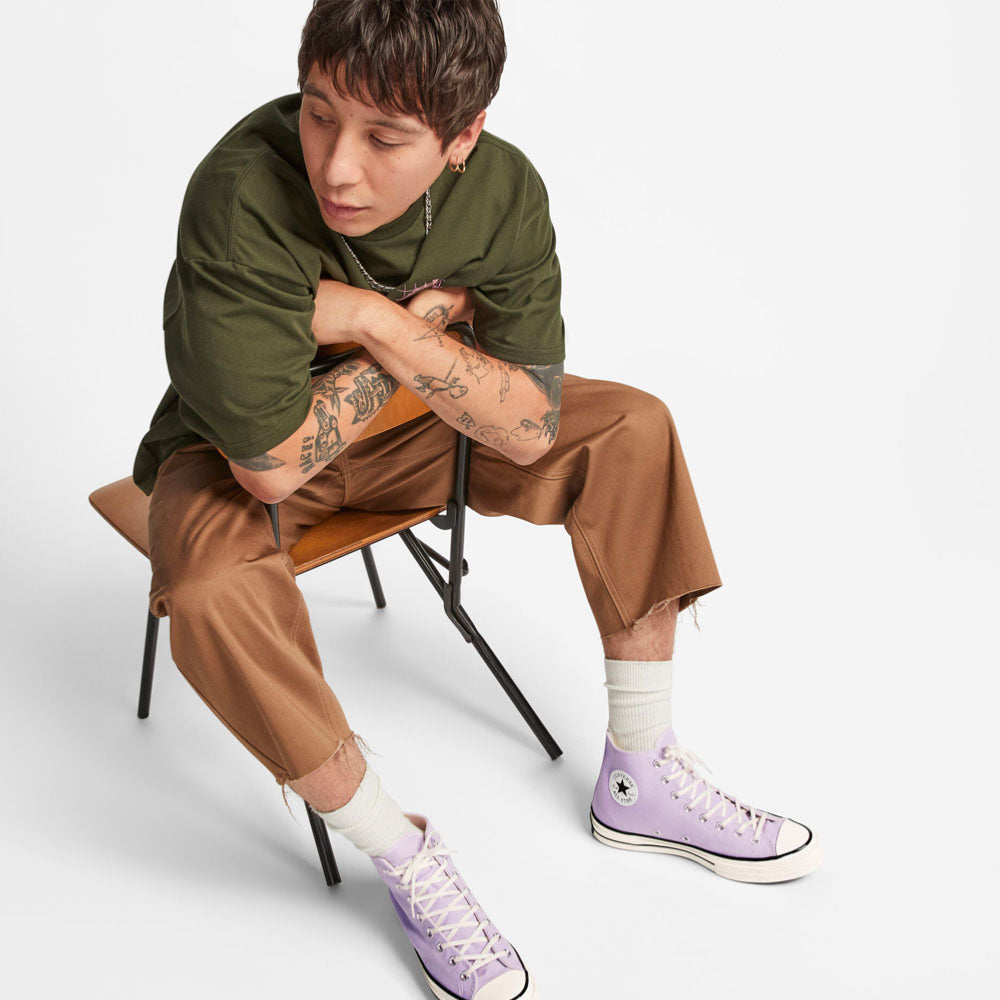 CONVERSE - CHUCK TAYLOR 70 HI - Vapor Violet - Egret - Black