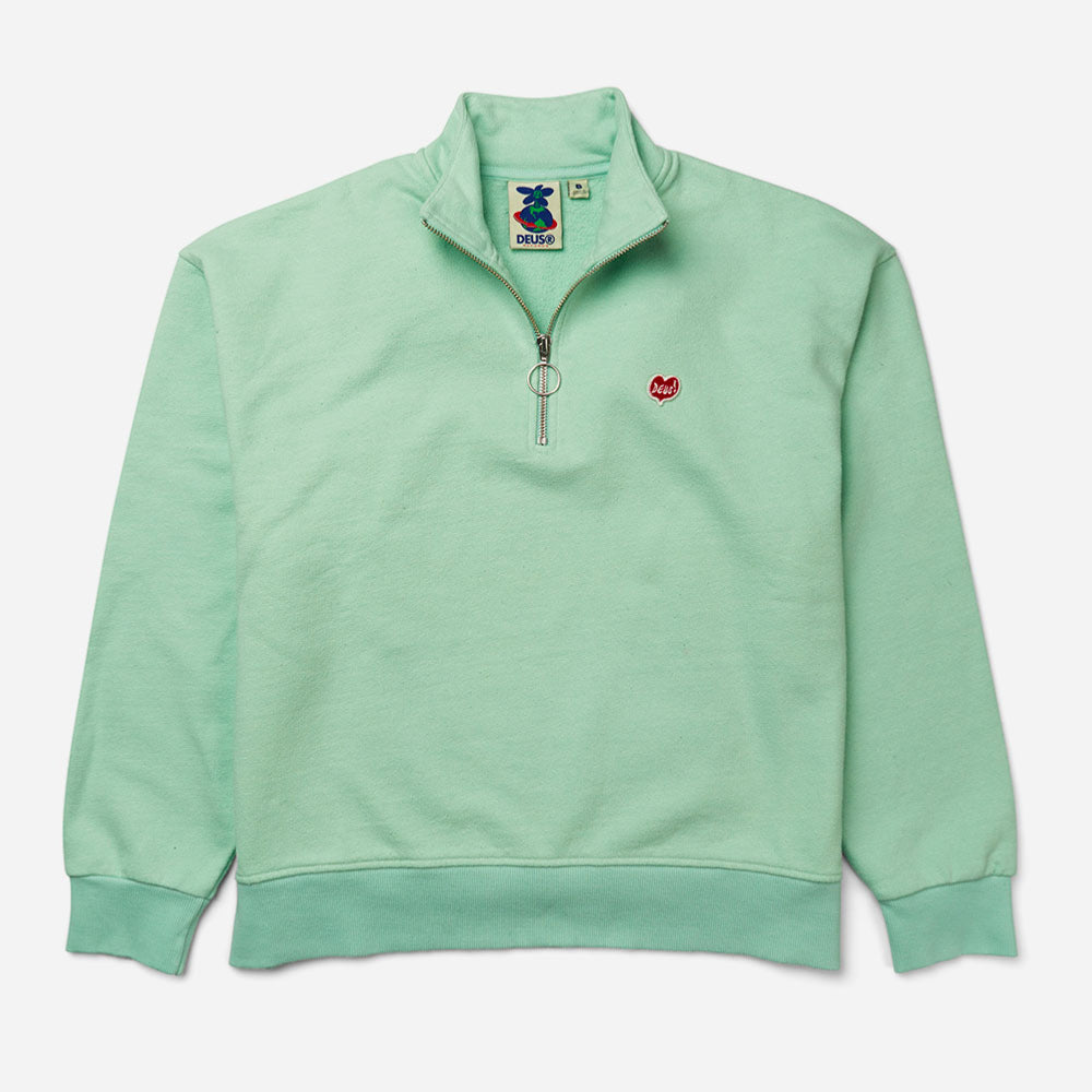 DEUS EX MACHINA - TRUE ROMANCE ZIP CREW - Granite Green