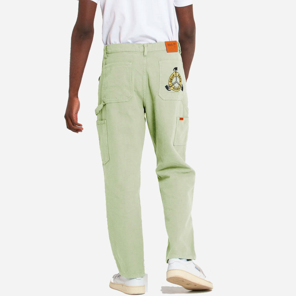 DEUS EX MACHINA - BIG FELLA CANVAS PANT - Spearmint