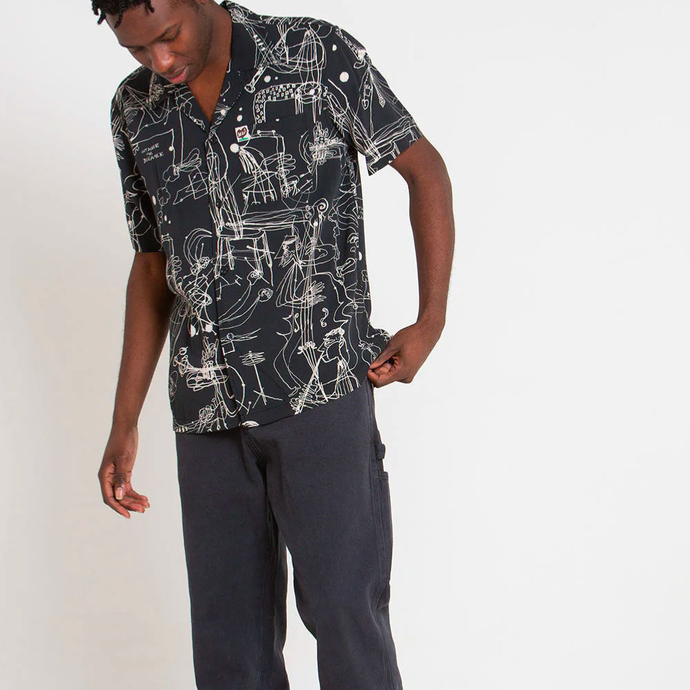 DEUS EX MACHINA - R.G CATO SS SHIRT - Black