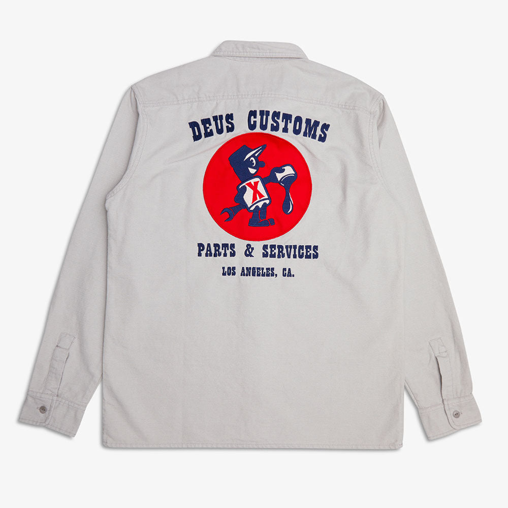 DEUS EX MACHINA - TRUE GRIT SHIRT - DIRTY WHITE