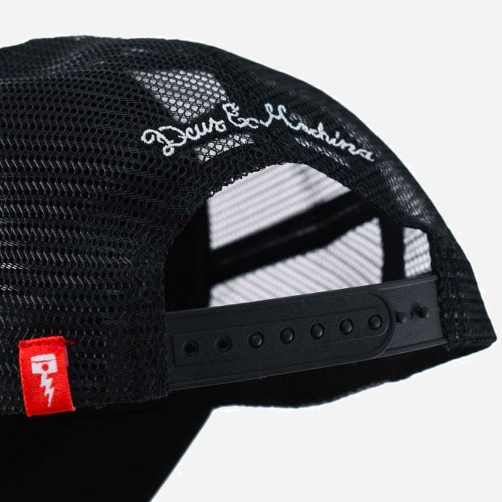 DEUS EX MACHINA - BIARRITZ ADDRESS TRUCKER - Black