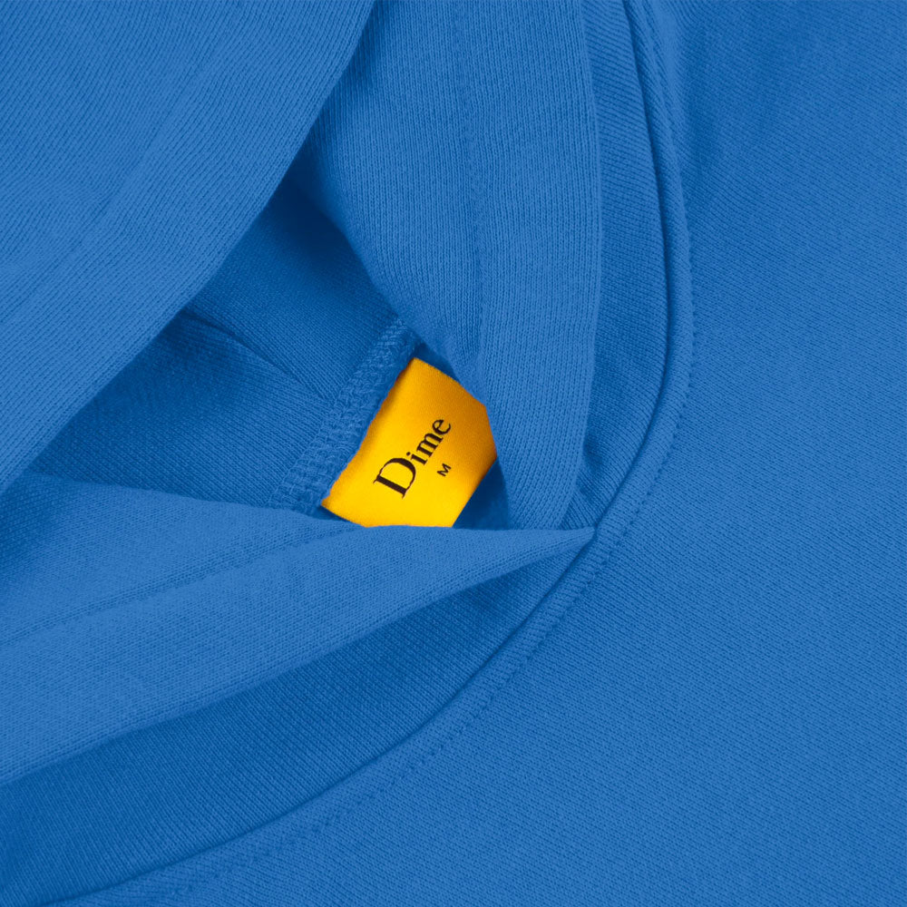 DIME - NIGHTLIGHT CHENILLE HOODIE - Sonic blue
