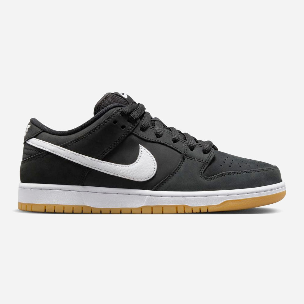 Nike SB - Dunk Low Pro ISO - Black - White - Black - Gum Light Brown