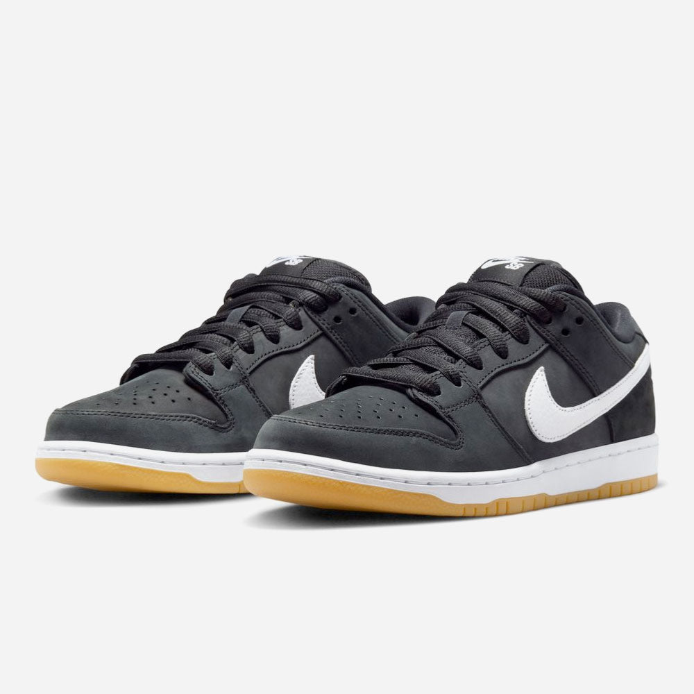 Nike SB - Dunk Low Pro ISO - Black - White - Black - Gum Light Brown