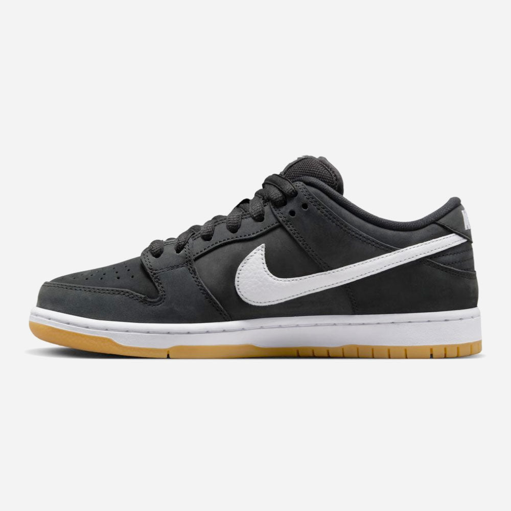 Nike SB - Dunk Low Pro ISO - Black - White - Black - Gum Light Brown