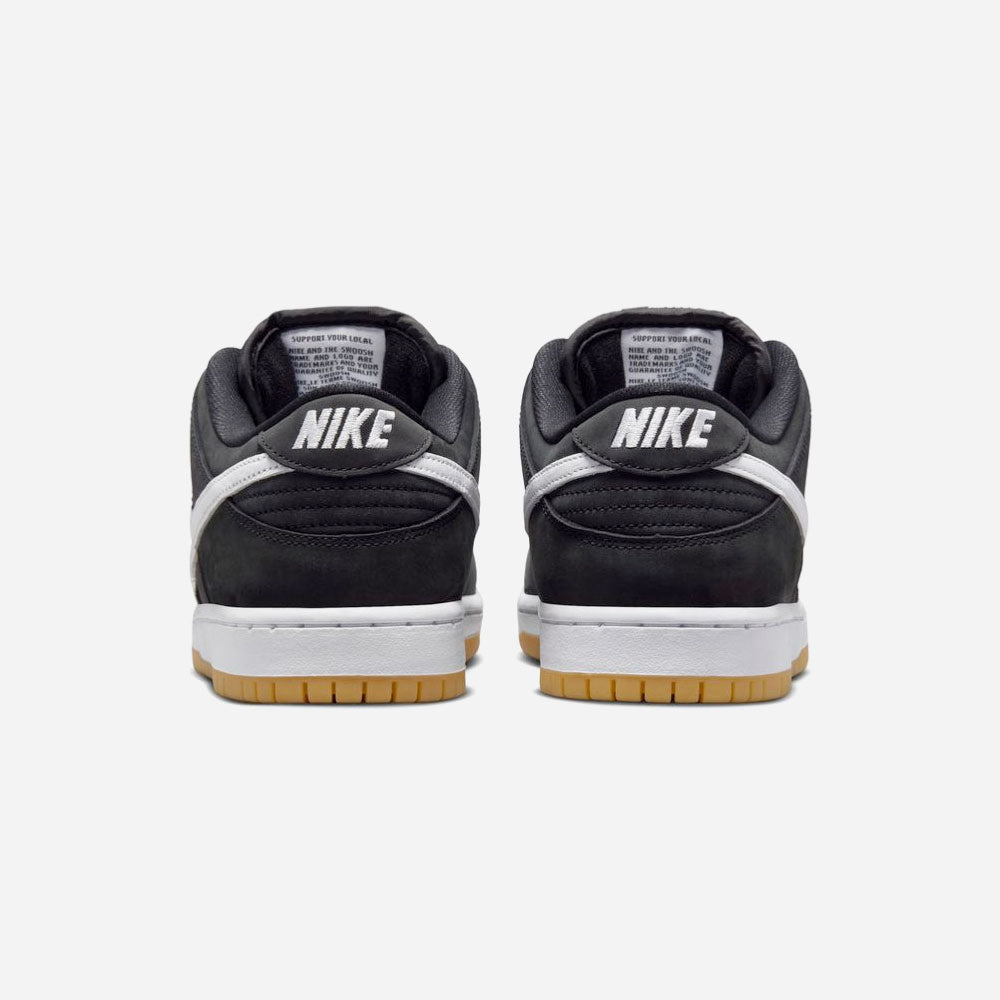 Nike SB - Dunk Low Pro ISO - Black - White - Black - Gum Light Brown