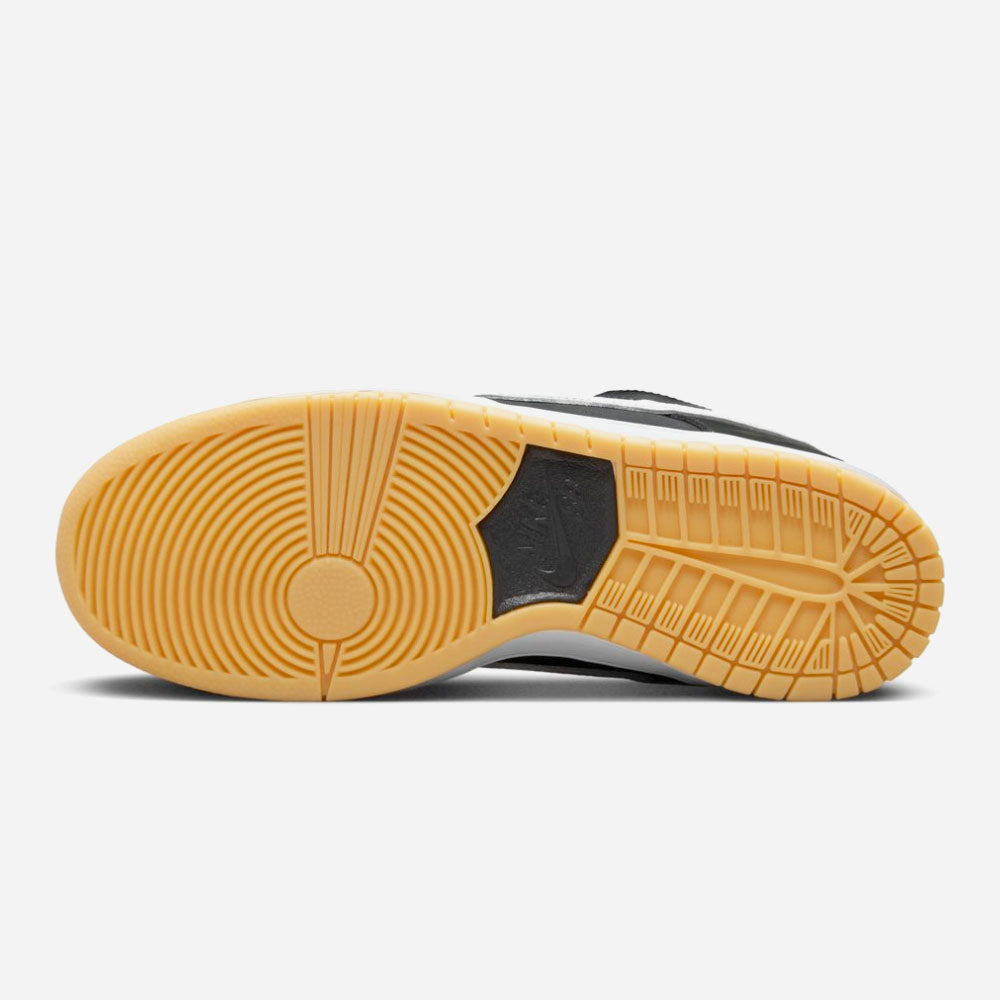 Nike SB - Dunk Low Pro ISO - Black - White - Black - Gum Light Brown