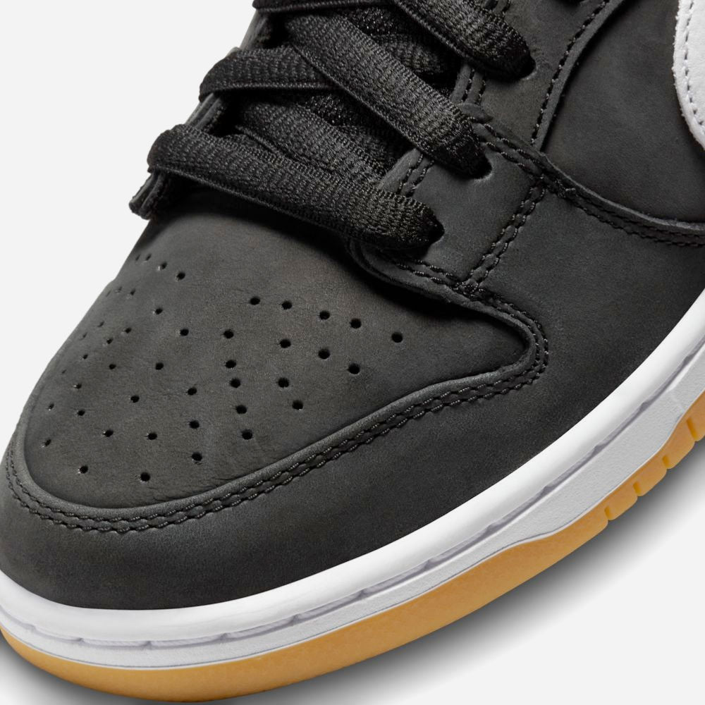 Nike SB - Dunk Low Pro ISO - Black - White - Black - Gum Light Brown
