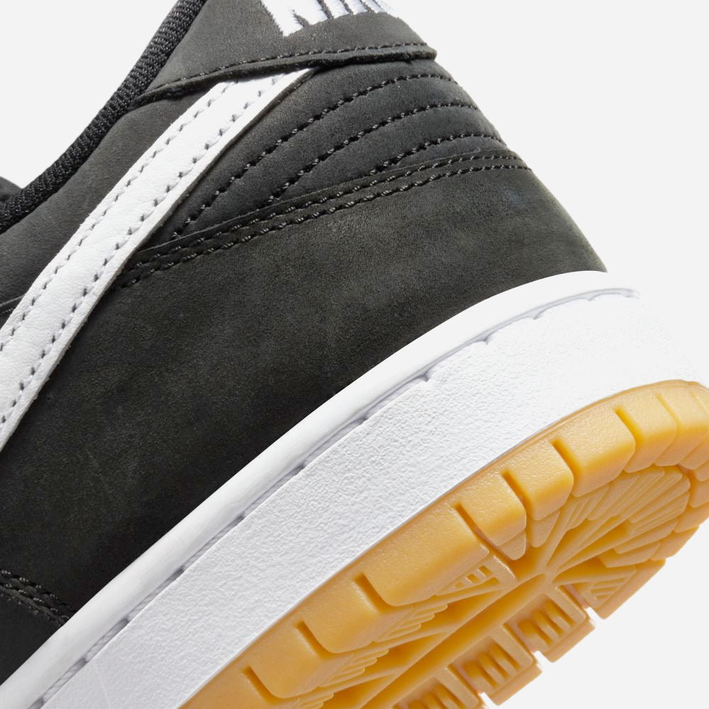 Nike SB - Dunk Low Pro ISO - Black - White - Black - Gum Light Brown