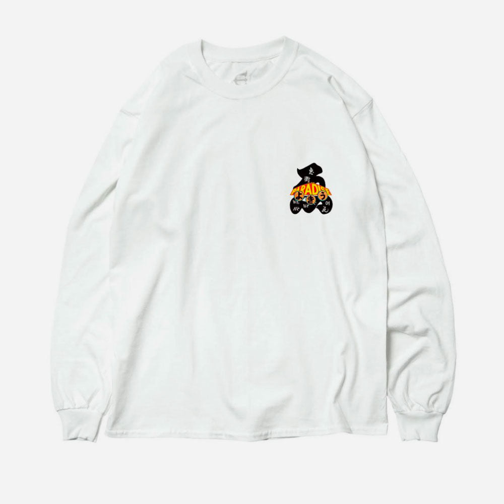 EVISEN - UKIYO PARADISE LS TEE - White
