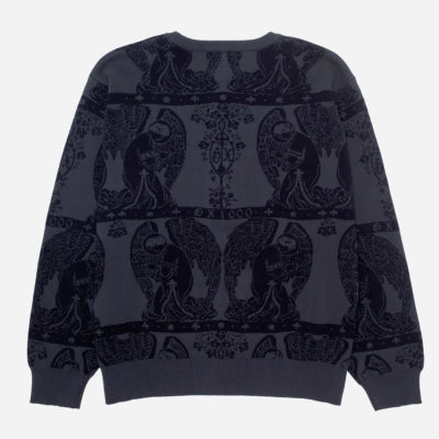GX1000 - JACQUARD CREWNECK - Blue