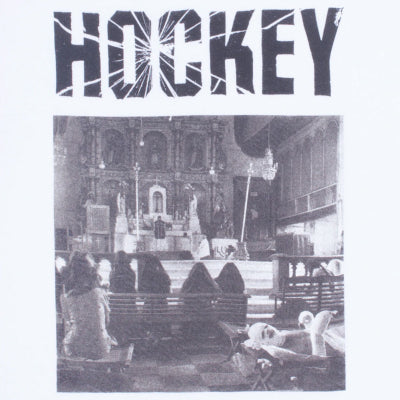HOCKEY - BATTERED FAITH TEE - WHITE