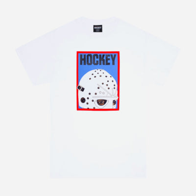 HOCKEY HALF MASK TEE - WHITE