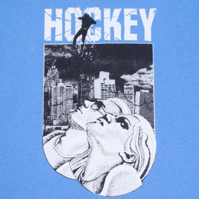 HOCKEY LOOK UP TEE - CAROLINA BLUE