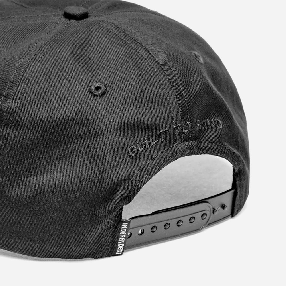 INDEPENDENT - SPANNING SNAPBACK CAP - Black