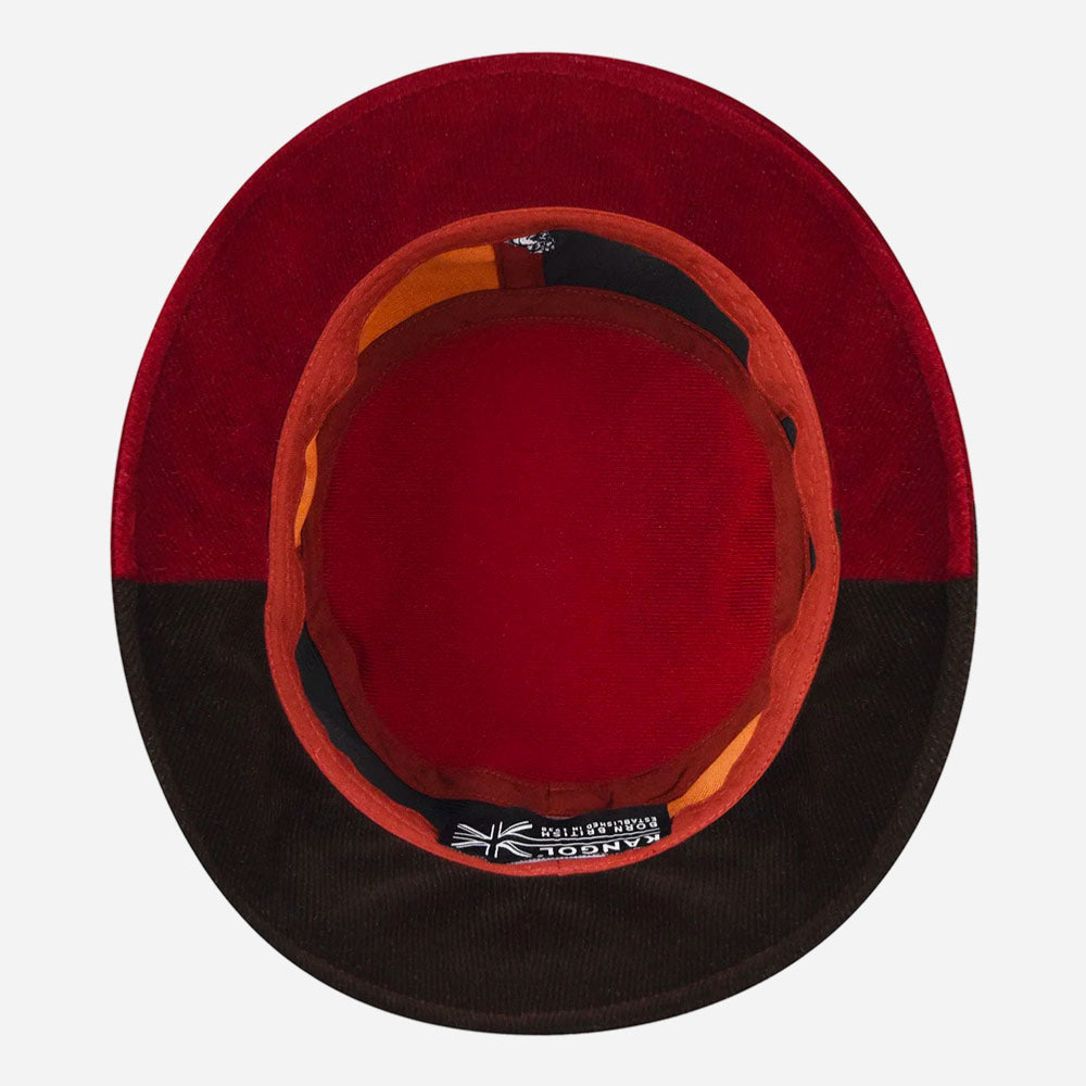KANGOL - CONTRAST POPS BUCKET - RED MULTI