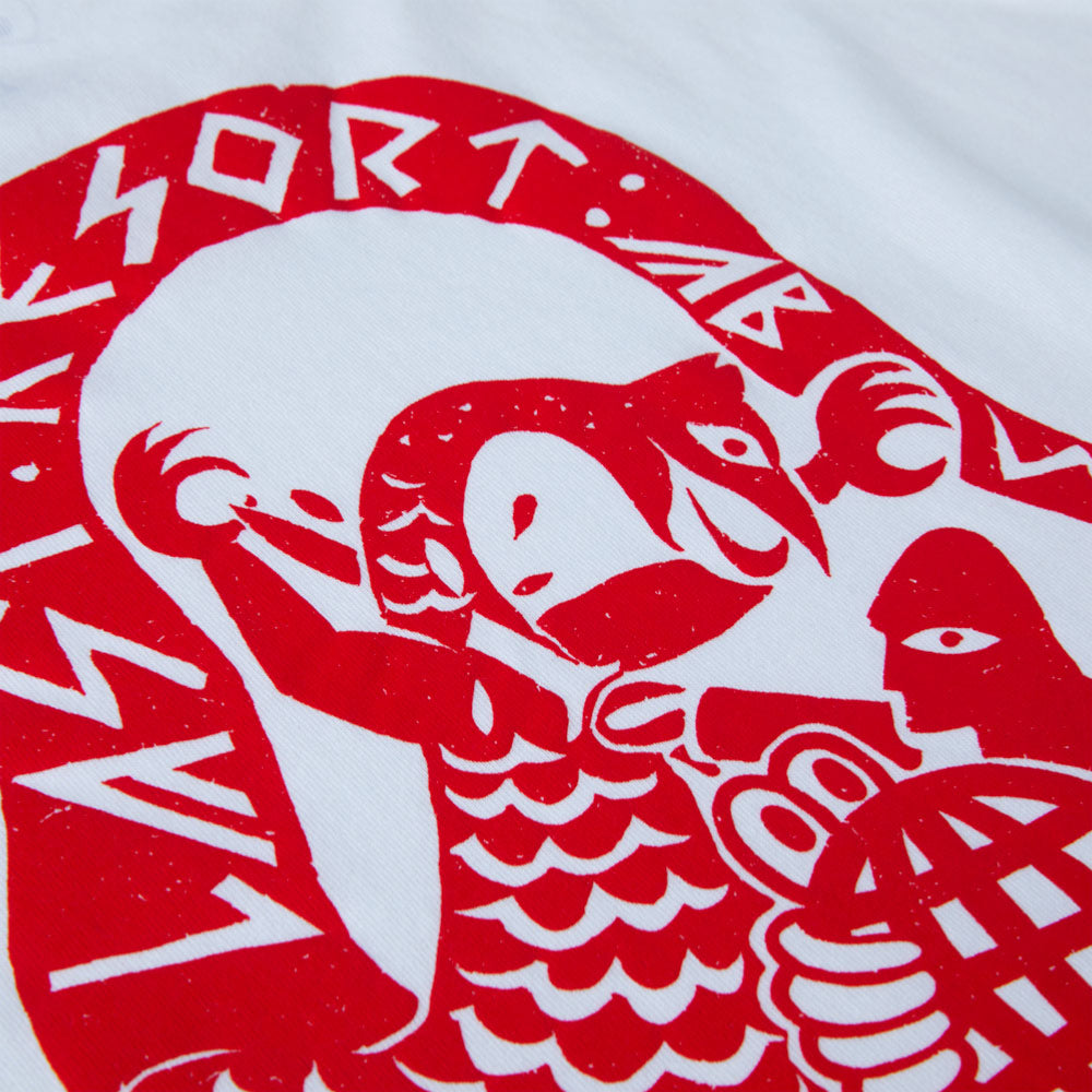 LAST RESORT AB - DRAGON LS TEE - White